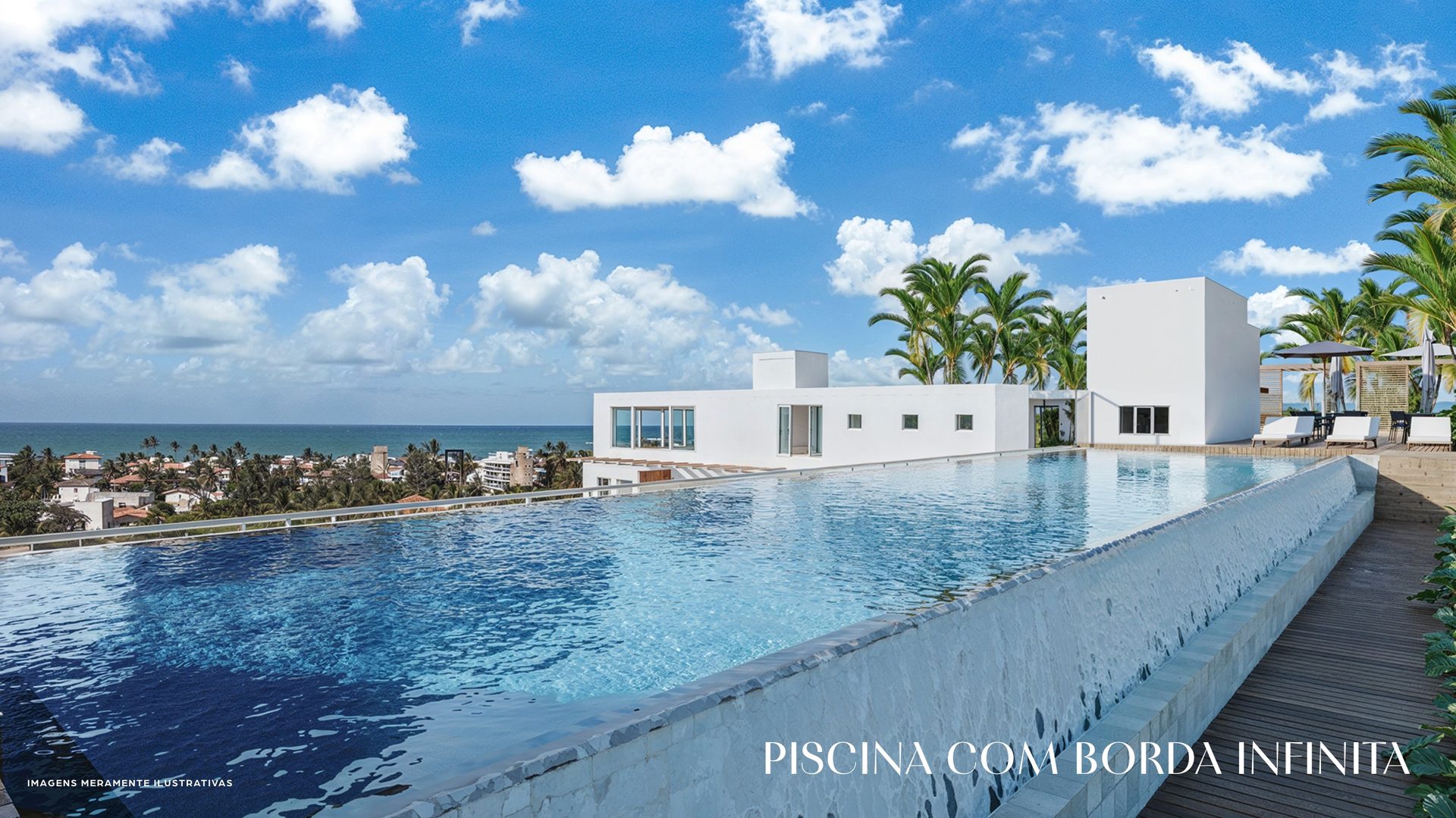 Piscina com borda infinita