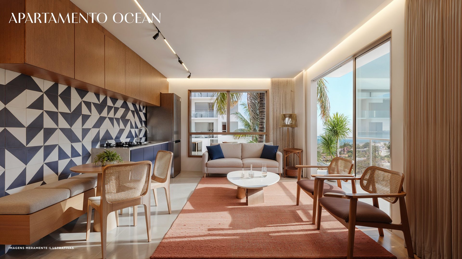 Apto Ocean — sala