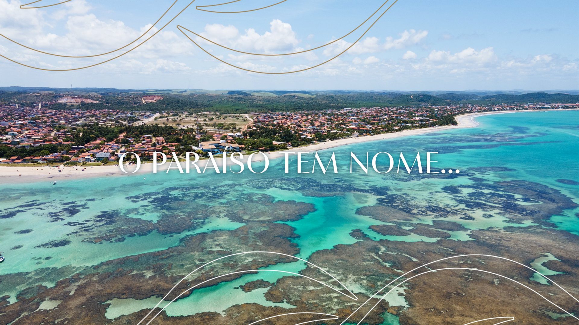 Vista aérea de Tamandaré, Pernambuco